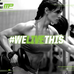 MusclePharm L-Carnitine 3000 per-serving dropper illustration communicates easy dosing