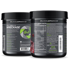 MusclePharm WRECKAGE Cherry Slush dissolves easily in cold water.
