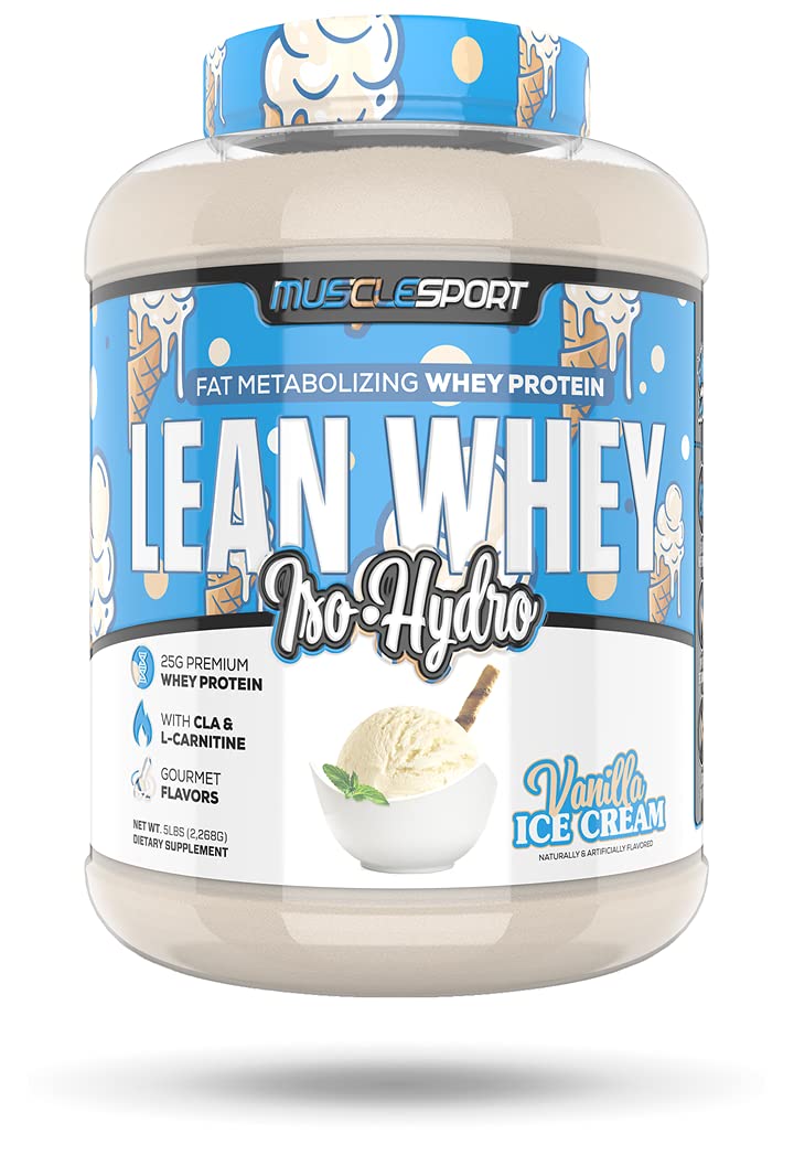 Musclesport Lean Whey Revolution bottle for convenient daily protein support.
