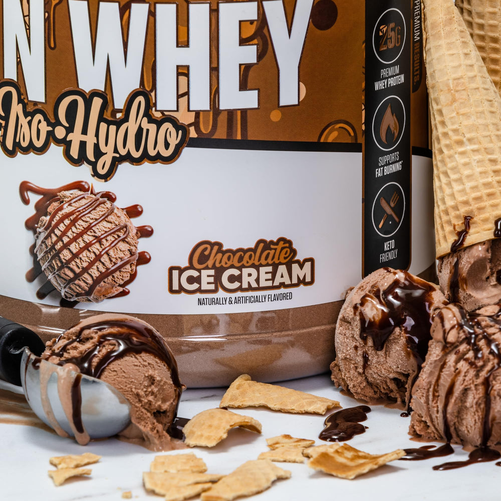 Flavors display with over a dozen options in Musclesport lineup.
