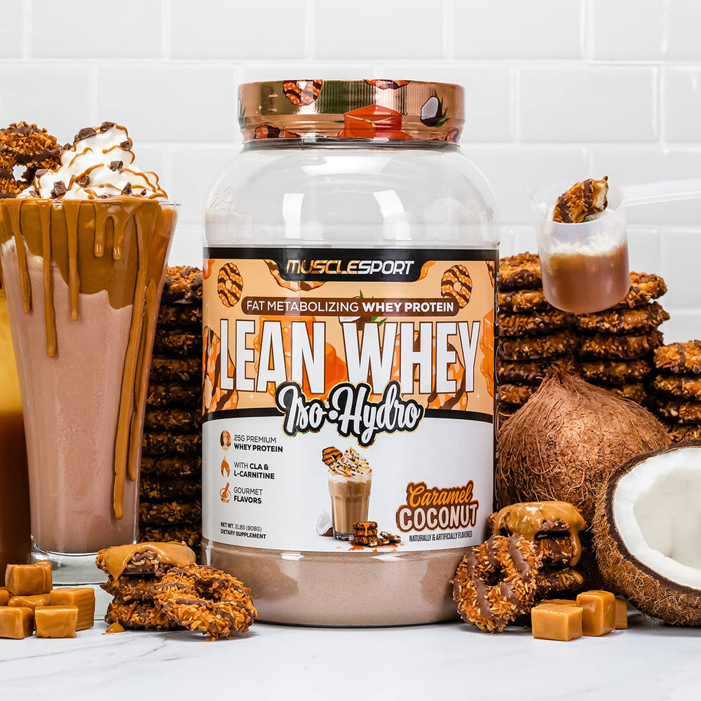MuscleSport Lean Whey Revolution ingredients blend featuring L-Carnitine and CLA.