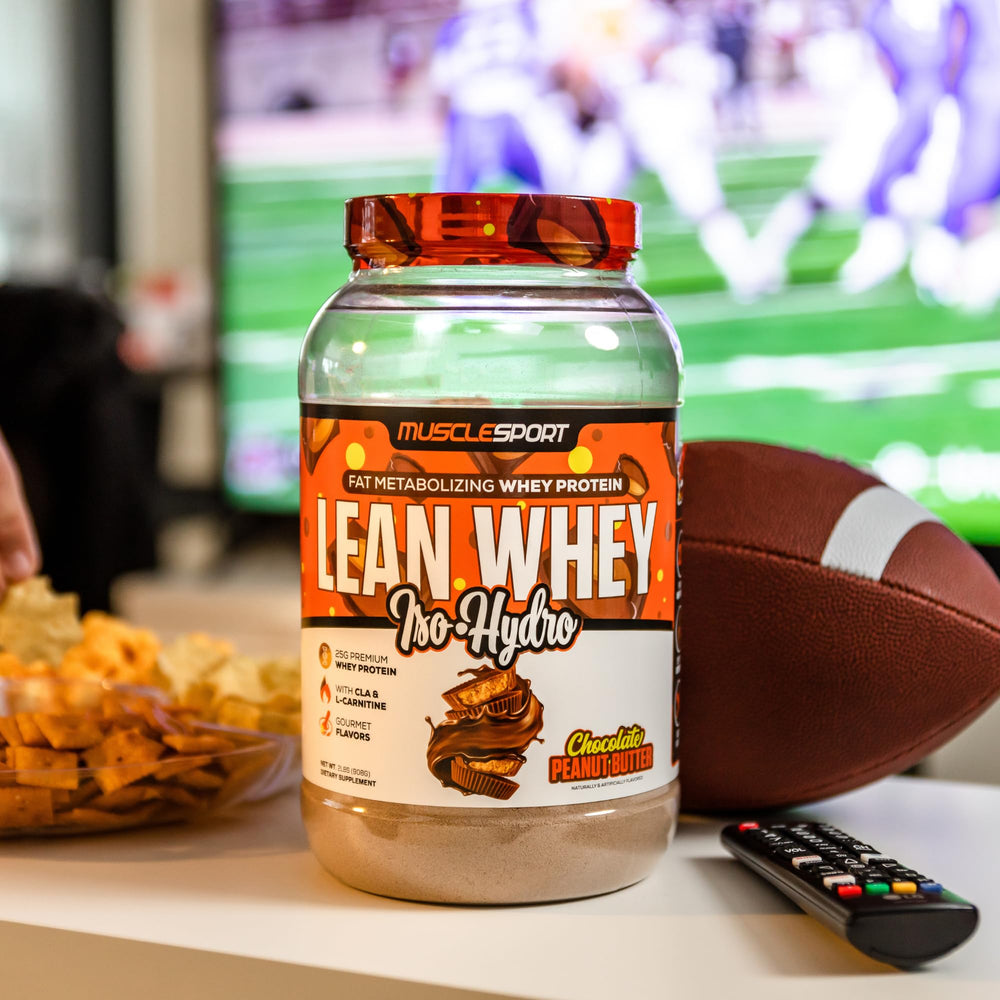 Musclesport Lean Whey Revolution ingredients page hints at clean, micro-filtered protein.