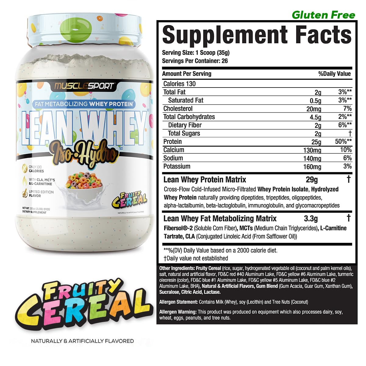 Musclesport Lean Whey Revolution pour demonstrates smooth mixing after workouts