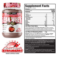 Musclesport Lean Whey Revolution scoop for post-workout use