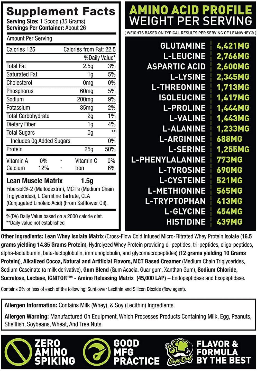 Musclesport Lean Whey Revolution scoop for quick servings.
