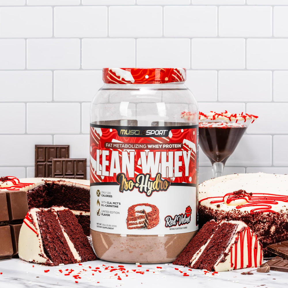 Musclesport Lean Whey Revolution serving cup ready-to-mix flavor experience
