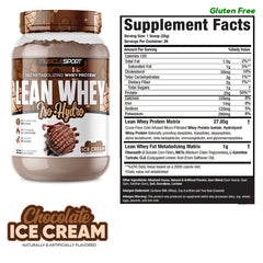 Musclesport Lean Whey Revolution shake bottle ready for quick post-workout recovery
