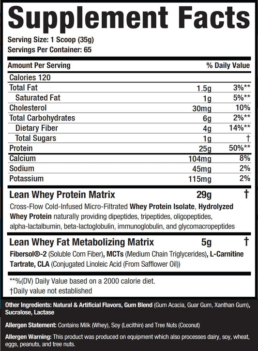 Musclesport Lean Whey Revolution shake pour for quick post-workout refuel.