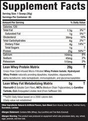 Musclesport Lean Whey Revolution shake pour for quick post-workout refuel.