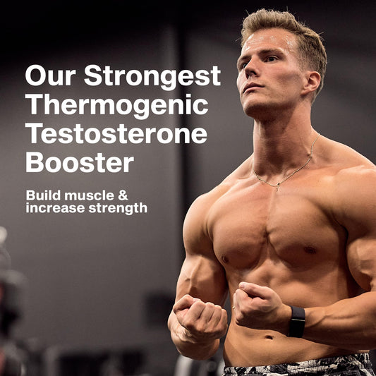 MuscleTech AlphaTest capsules closeup highlighting daily supplement form