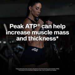 Lifestyle gym scene with MuscleTech Platinum Muscle Builder during a training session.