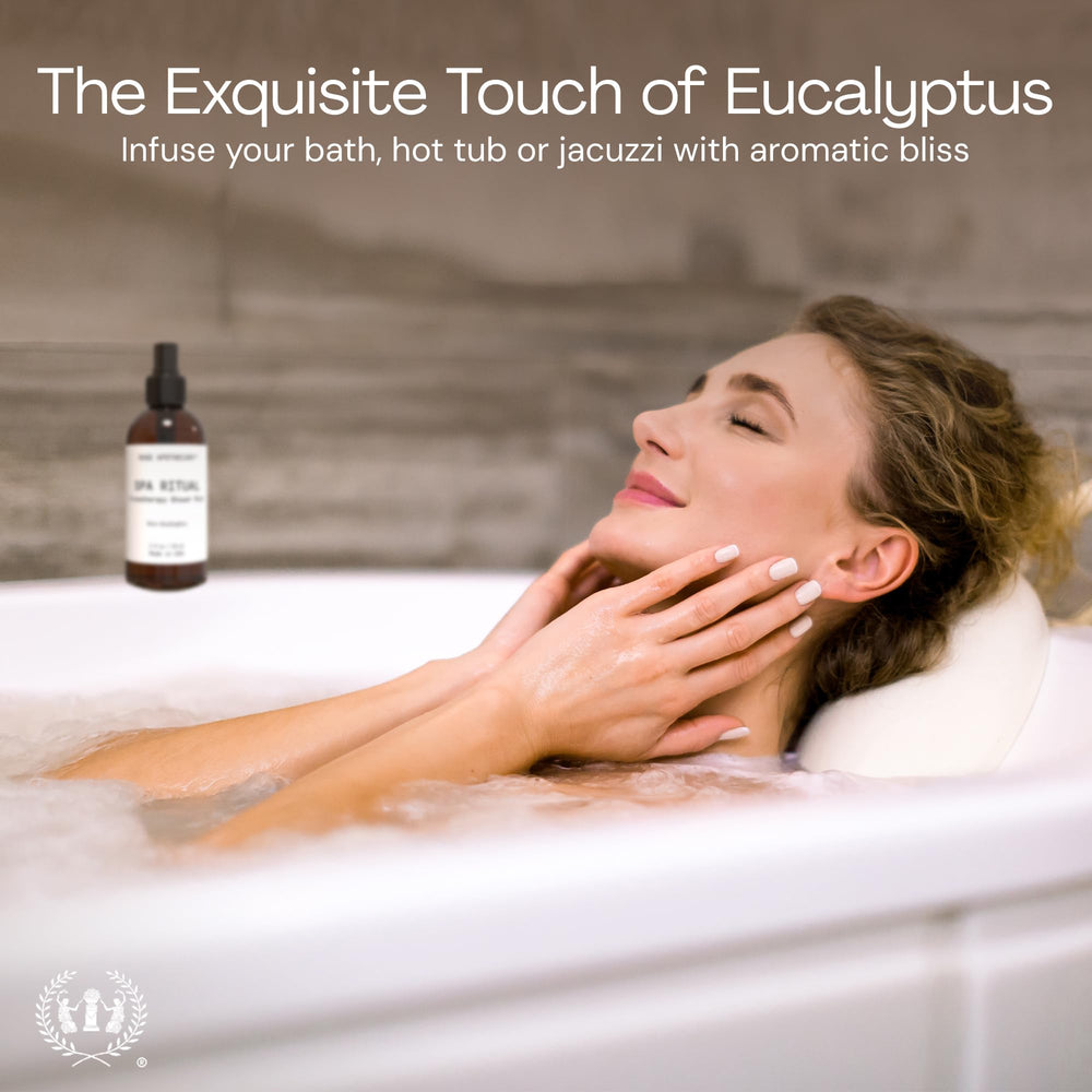 Muse Apothecary eucalyptus diffuser-friendly mist elevates relaxation.