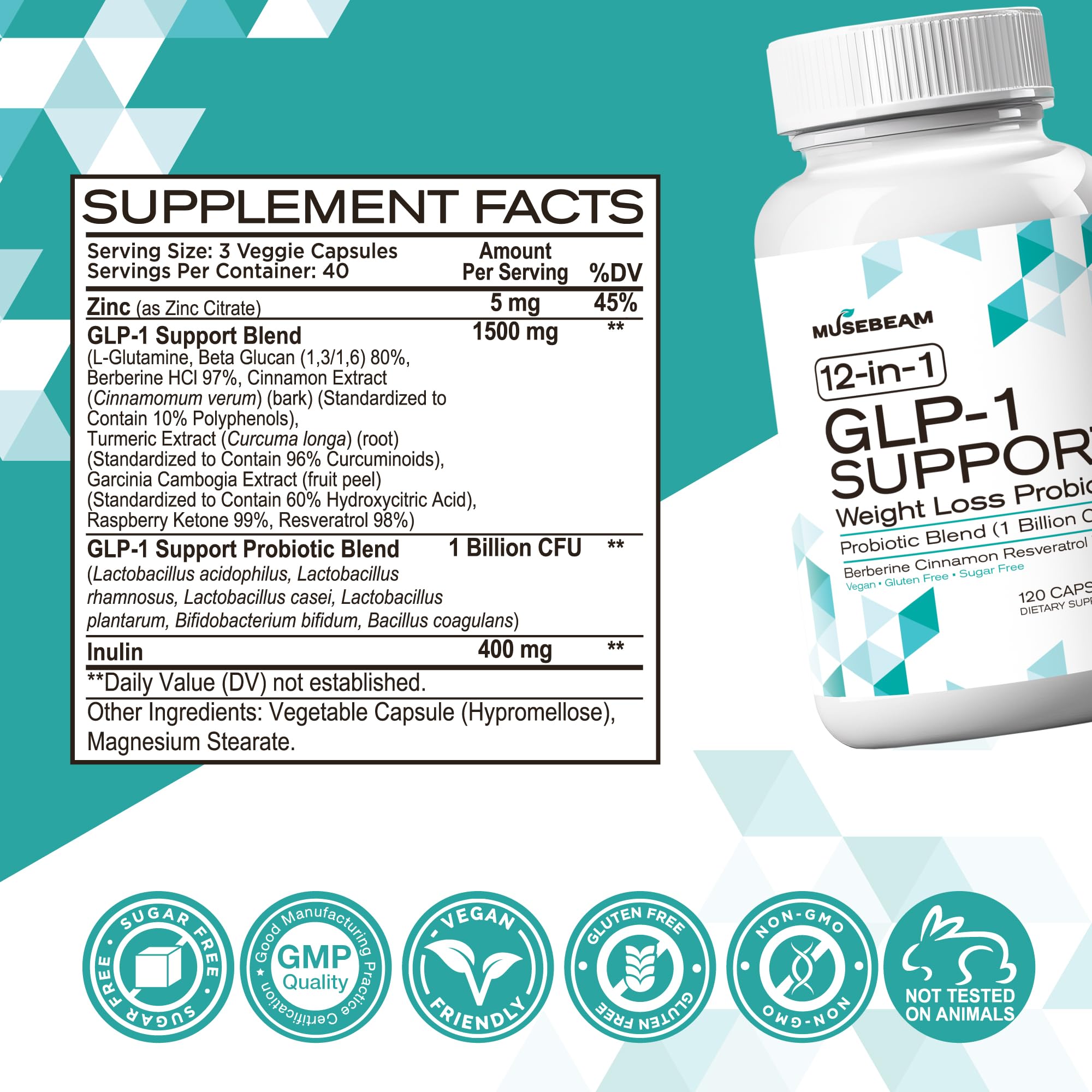 MuseBeam GLP-1 Support lifestyle scene illustrating easy daily routine with mindful eating.