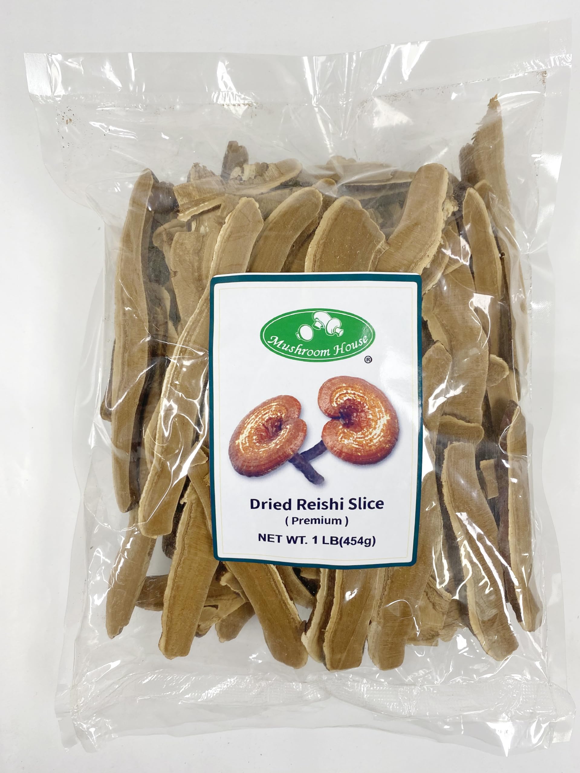 Mushroom House dried reishi tea brew to infuse a soothing cup