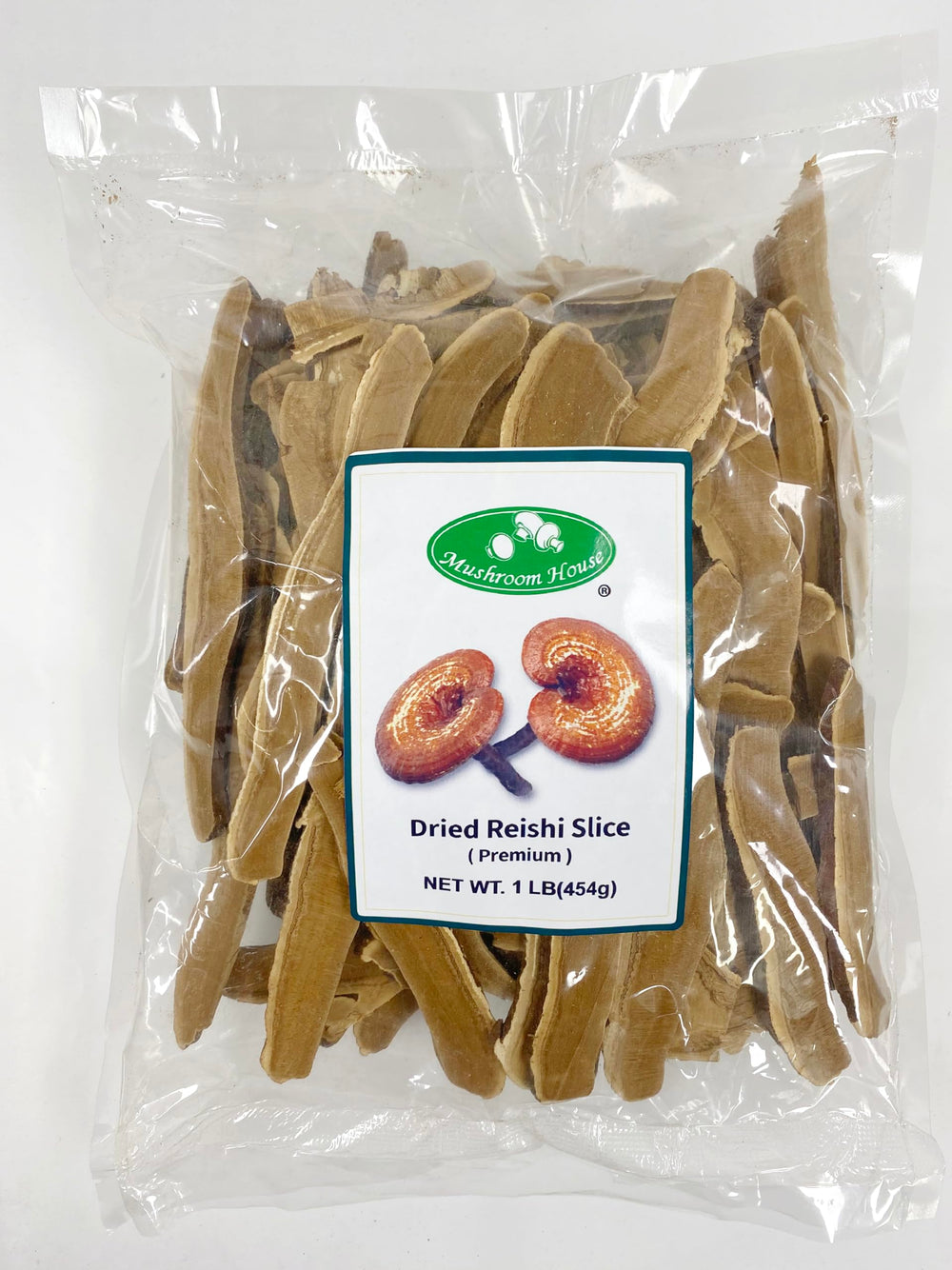 Mushroom House dried reishi tea brew to infuse a soothing cup
