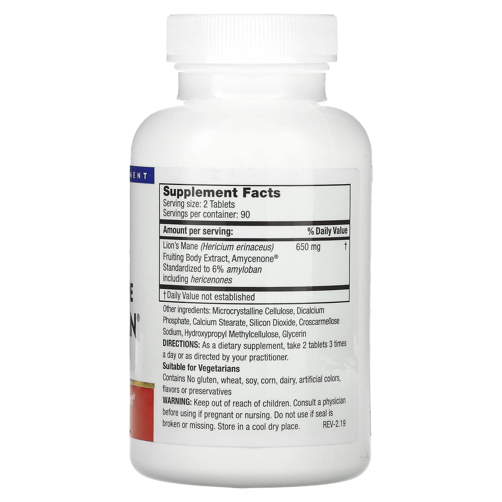 Close-up of Amyloban 3399 tablets highlighting the vegetarian formula