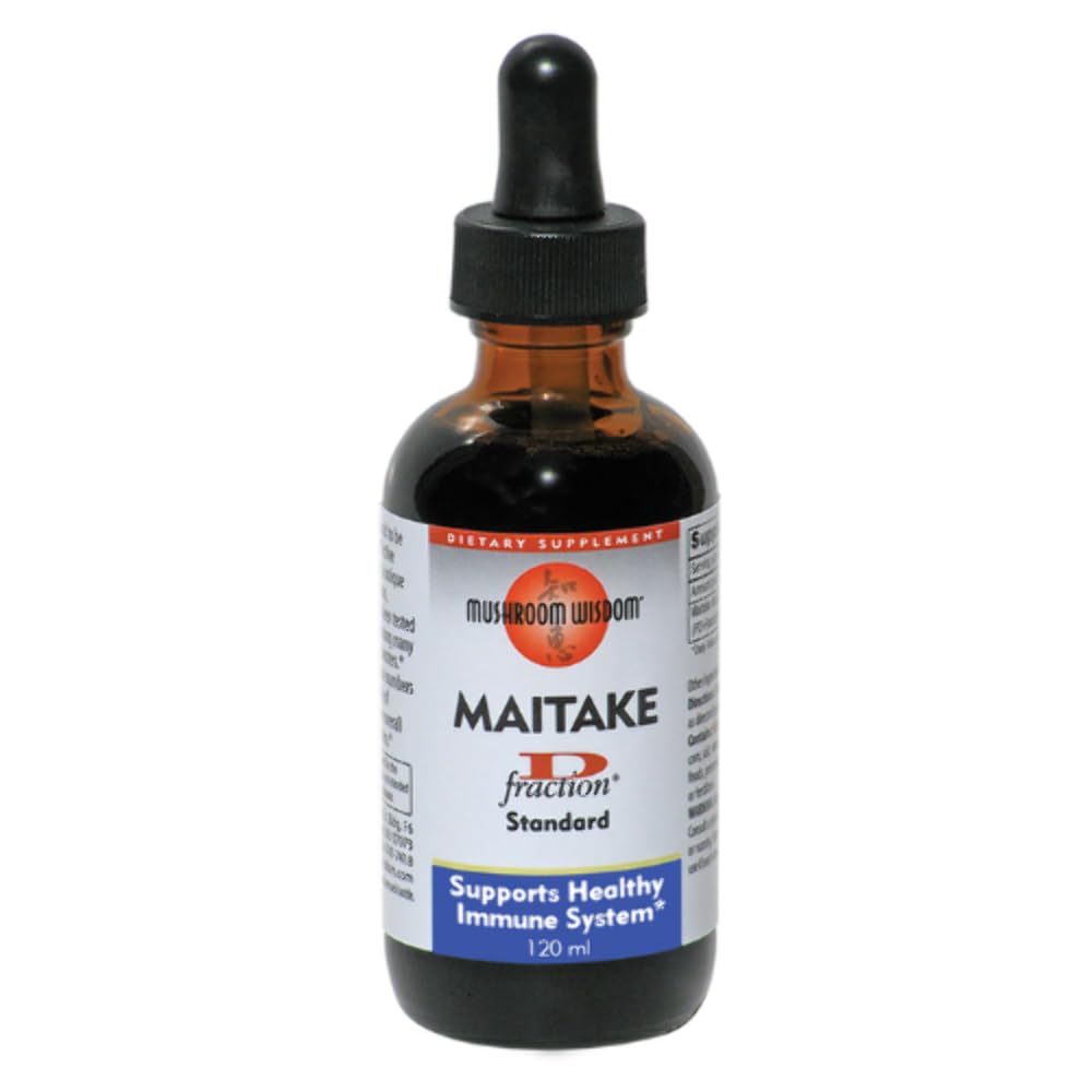 Mushroom Wisdom Grifron Maitake D-Fraction bottle for immune support