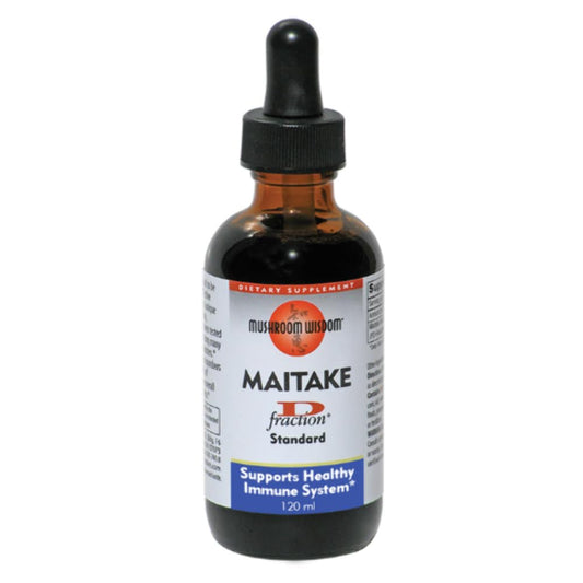 Mushroom Wisdom Grifron Maitake D-Fraction bottle for immune support