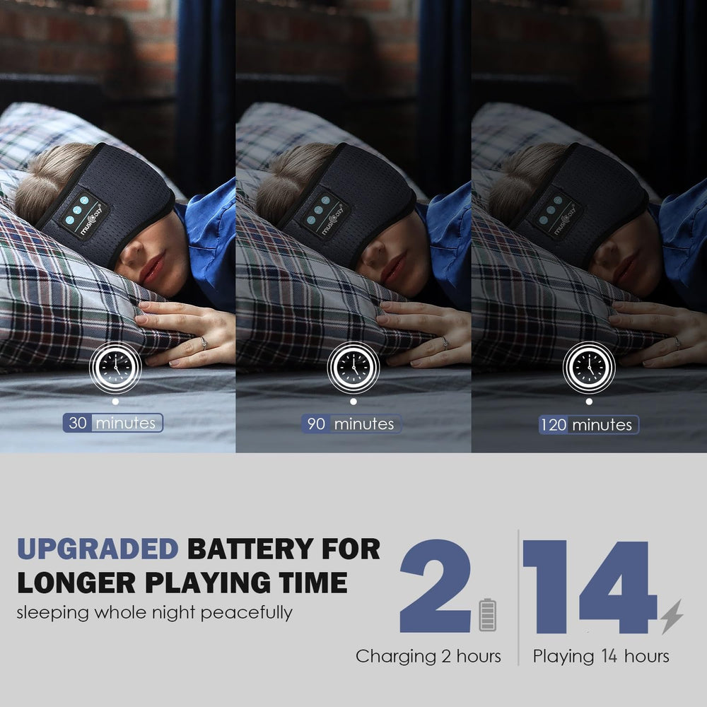 MUSICOZY nose-blocking design blocks light for better darkness.
