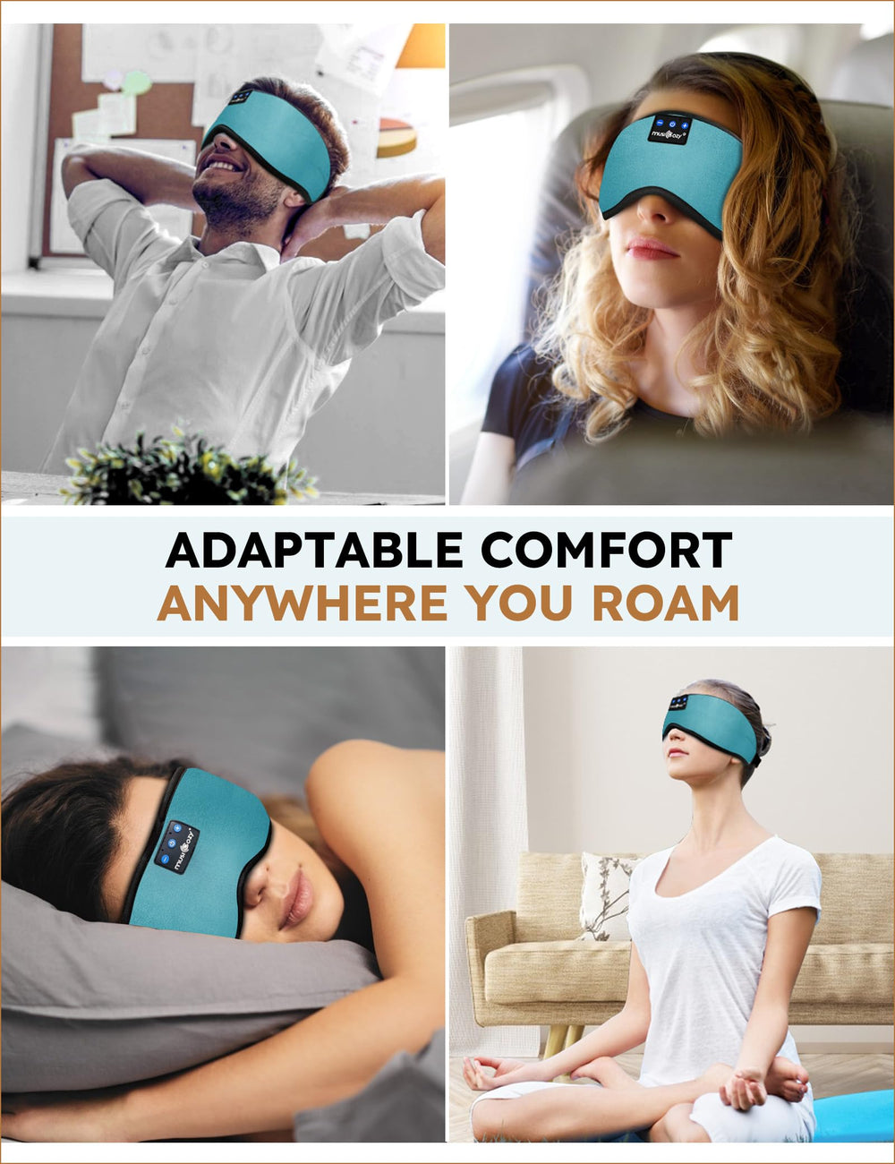 MUSICOZY travel-friendly compact design suits home and on-the-go use.