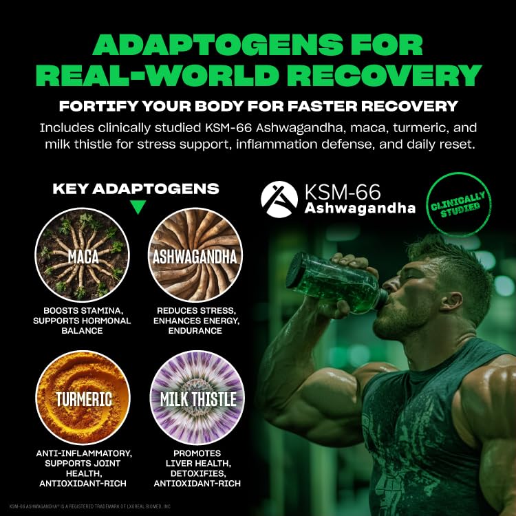 Mutant Big Greens digestive blend bottle label hints at prebiotics and probiotics benefits.