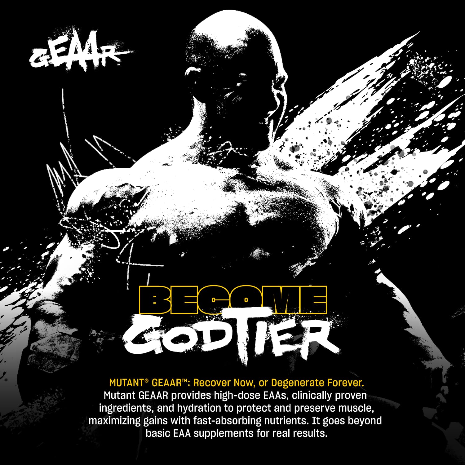 Mutant GEAAR Informed Choice seal indicating tested integrity