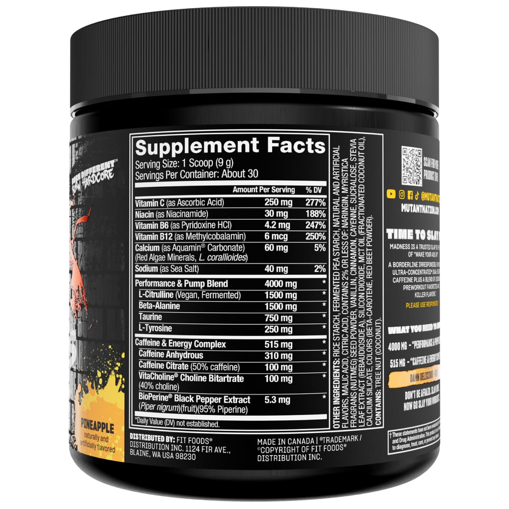 Mutant Madness workout scene inspires intense training with reliable energy.