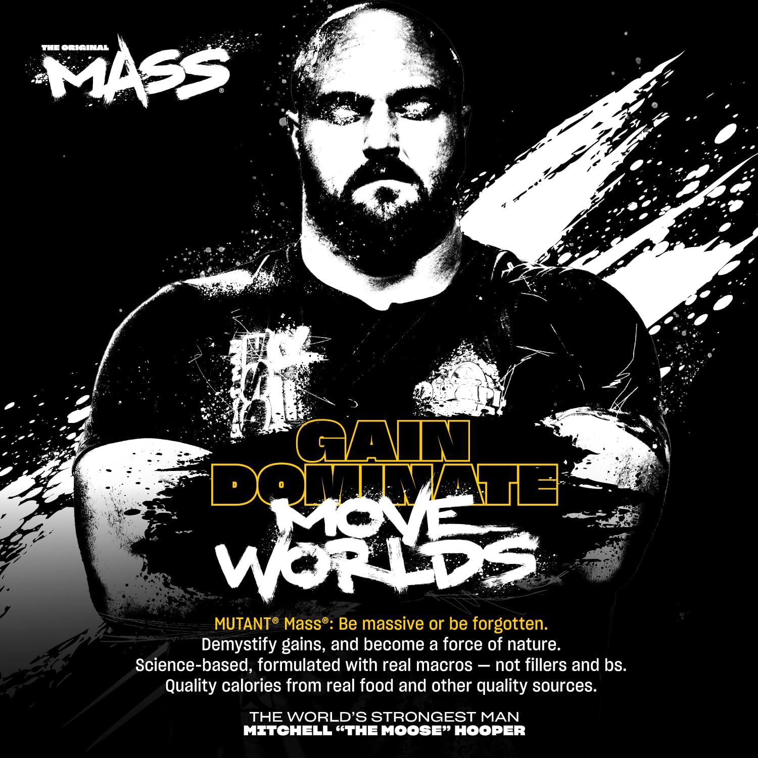 Mutant Mass natural ingredients like barley and sweet potato for wholesome fueling.