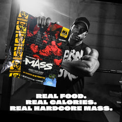 Mutant Mass scoop dispensing a precise serving for easy prep