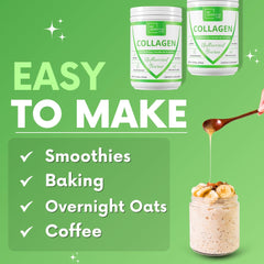 My Adventure to Fit Collagen unflavored powder blends smoothly into beverages.