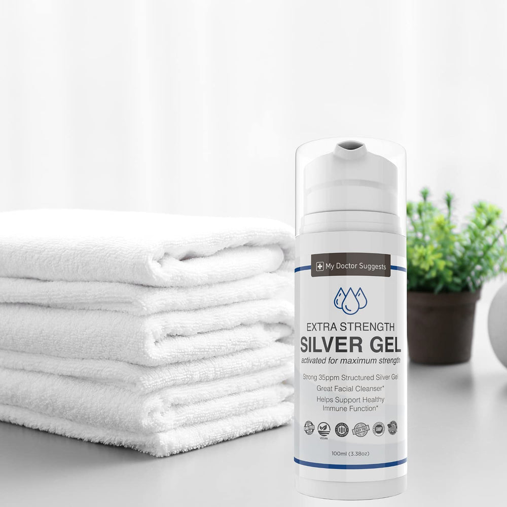 My Doctor Suggests Colloidal Silver Gel pH balanced profile on tube
