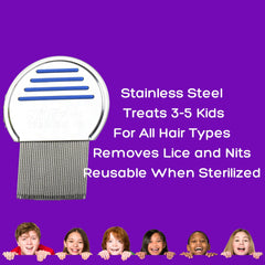 My Hair Helpers anti-slip grip comb for easy control on all hair types.