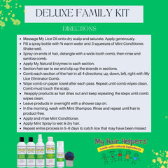 MY HAIR HELPERS dimethicone lice oil bottle ready for scalp care and protection
