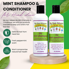 MY HAIR HELPERS deluxe kit opened flat to show all products