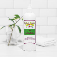 My Hair Helpers Mint Lice Spray 16 oz bottle for family use