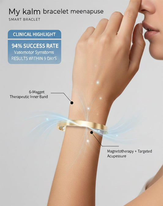 My Kalm Bracelet adjustable-fit design offers a secure, personalized fit for ongoing comfort