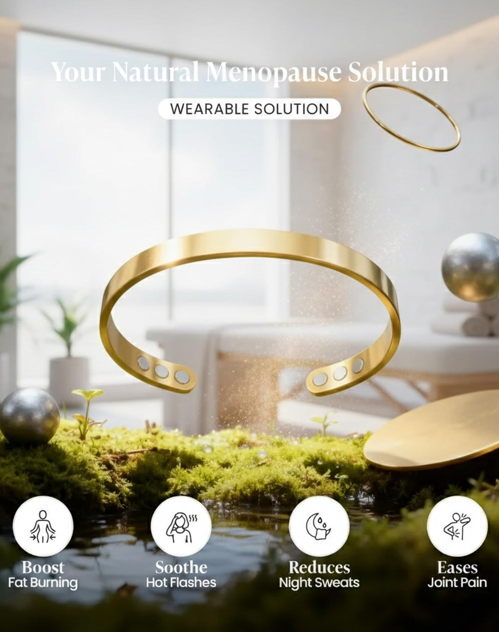 My Kalm Bracelet waterproof-durability supports active days from workouts to showers