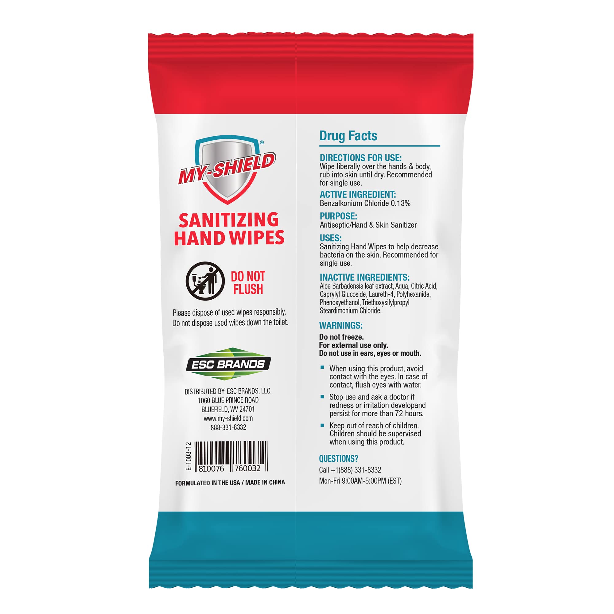 Alcohol-free formula label highlights non-flammable, skin-friendly.