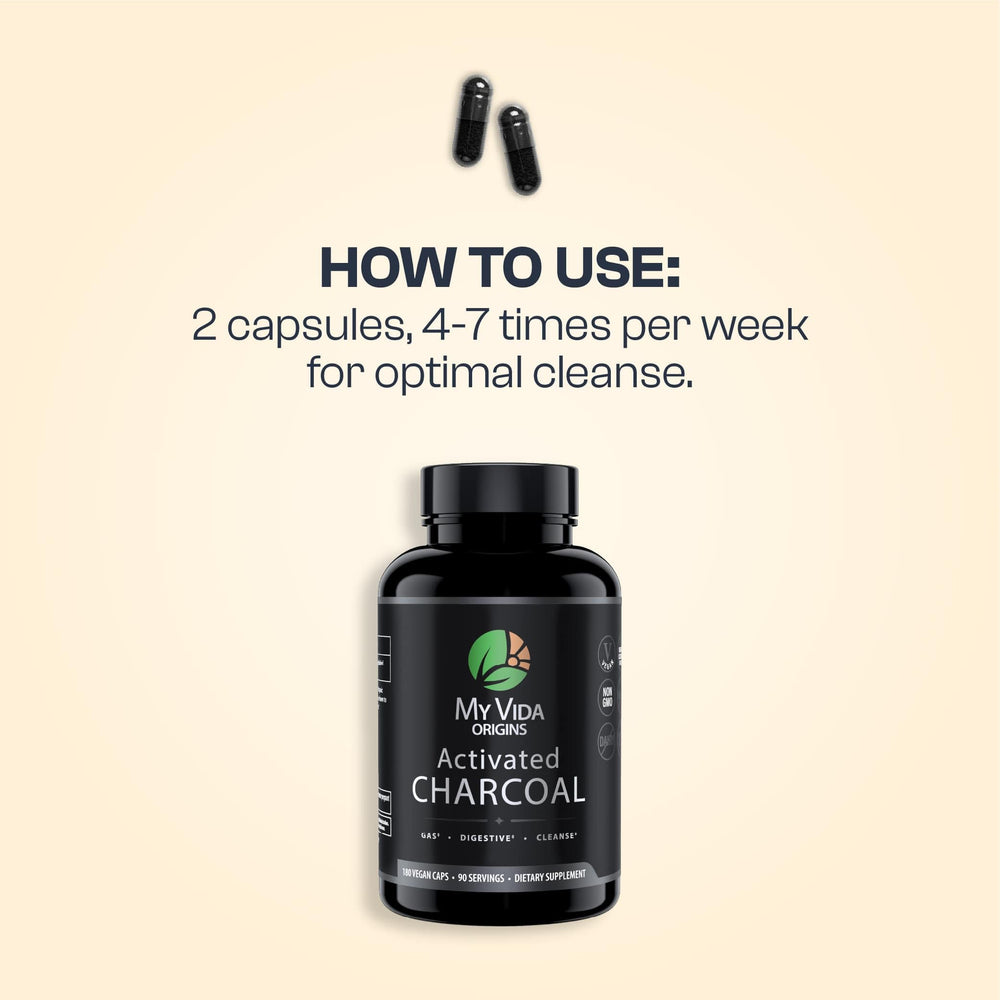 My Vida Origins 90-count packaging designed for convenient daily detox.