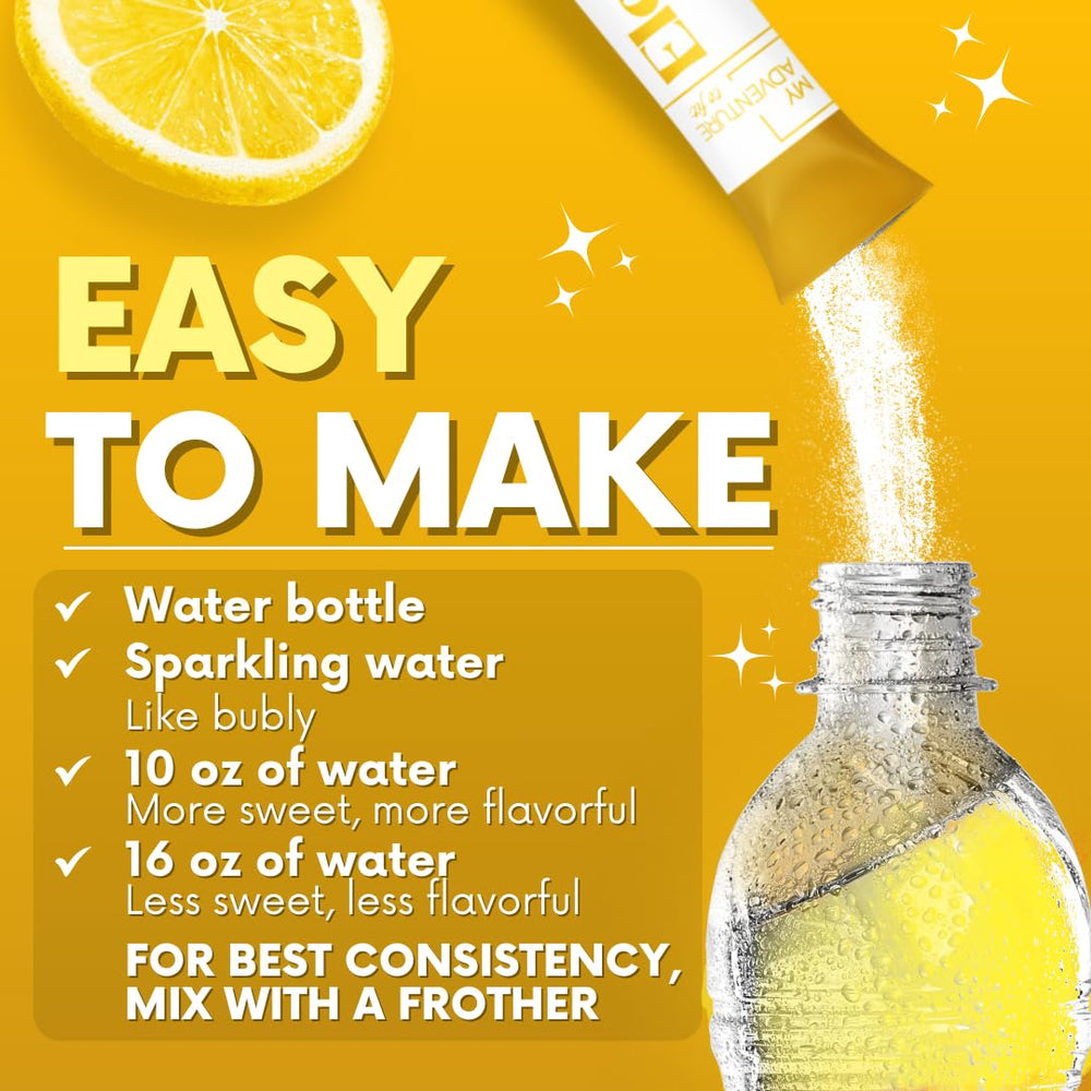 My Adventure to Fit stevia-sweetened electrolyte flavor for sugar-free refreshment