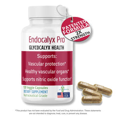 MYBODYRX Endocalyx Pro capsules closeup for daily endothelial support