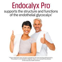 MYBODYRX Endocalyx Pro capsules-pour demonstrates easy daily dosing for glycocalyx support.