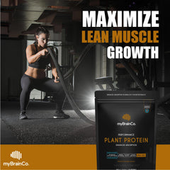 container showing 30 servings for myBrainCo protein powder