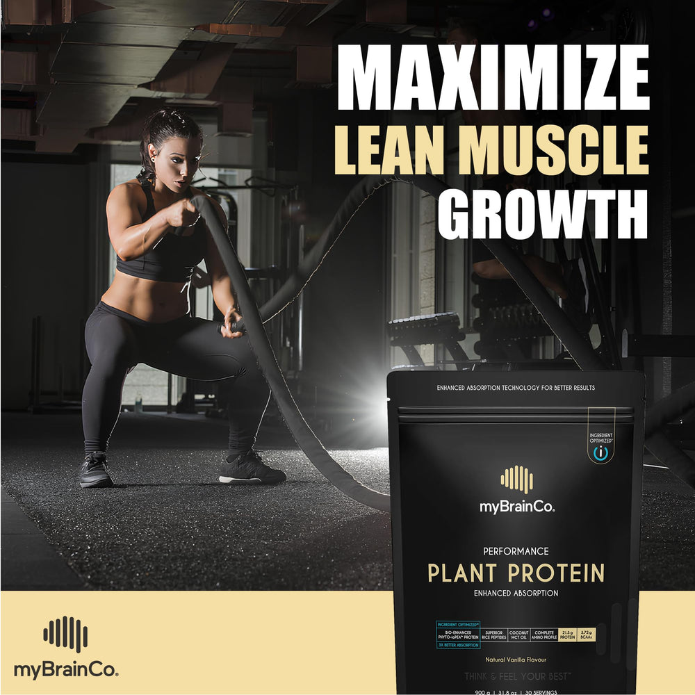Natural vanilla shake with creamy appearance from MyBrainCo.