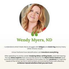 Myers Detox Daily Greens packaging box signaling quality and purity.
