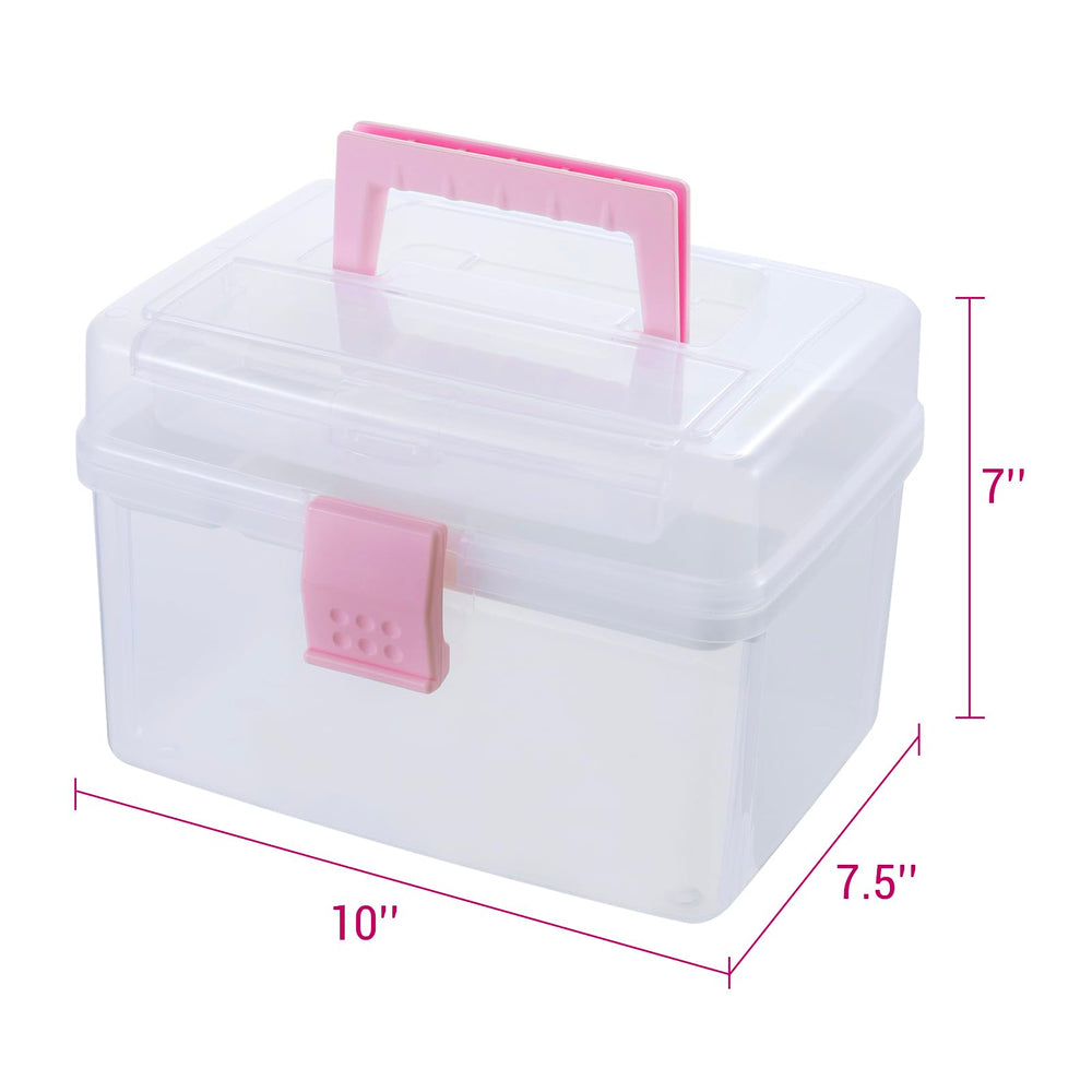 MyGift portable medicine storage bin ideal for trips and camping