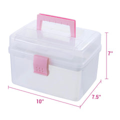 MyGift portable medicine storage bin ideal for trips and camping