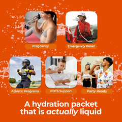 Daily routine hydration with MyHy electrolyte packets after workouts.