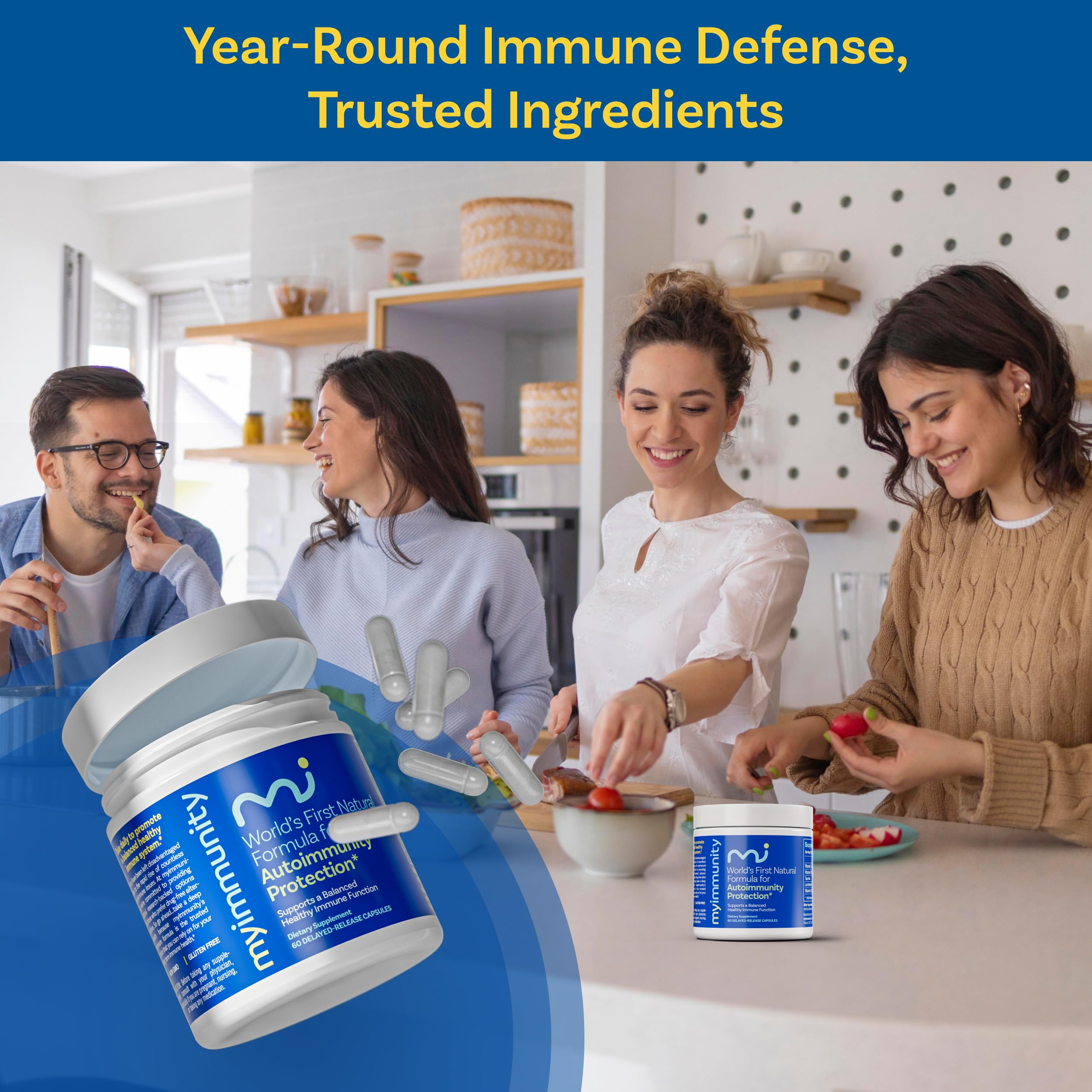 MyImmunity gut-friendly support helps balanced microbiome