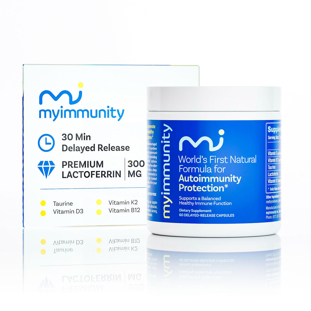 MyImmunity immune balance delayed-release capsules shown for optimized absorption